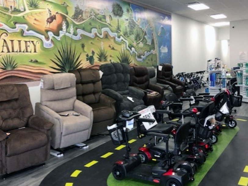 Mobility Equipment Showroom in Rio Grande Valley, Texas
